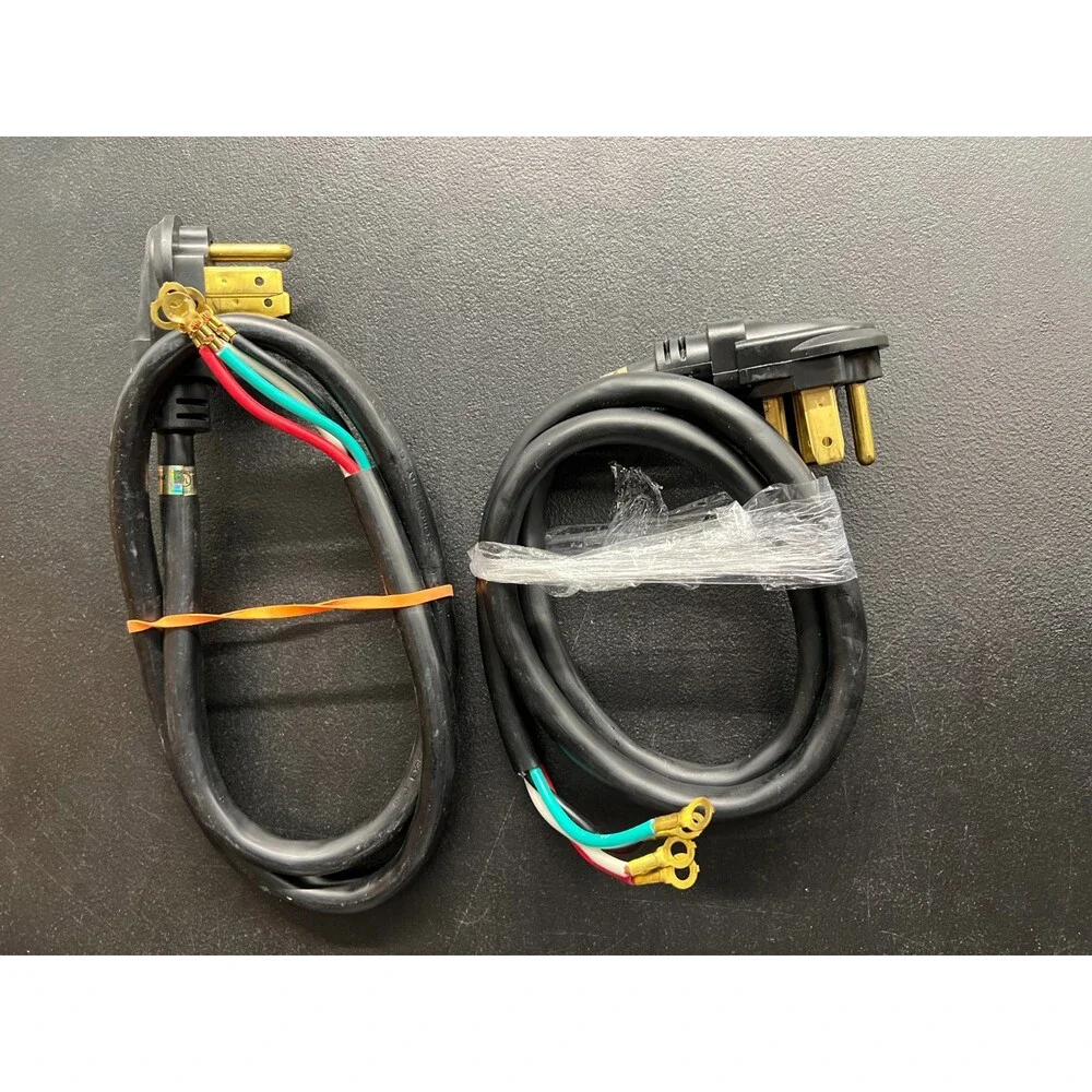 4' GE General Electric Power Range Cord 4 Wire 4 Prong 40 Amp